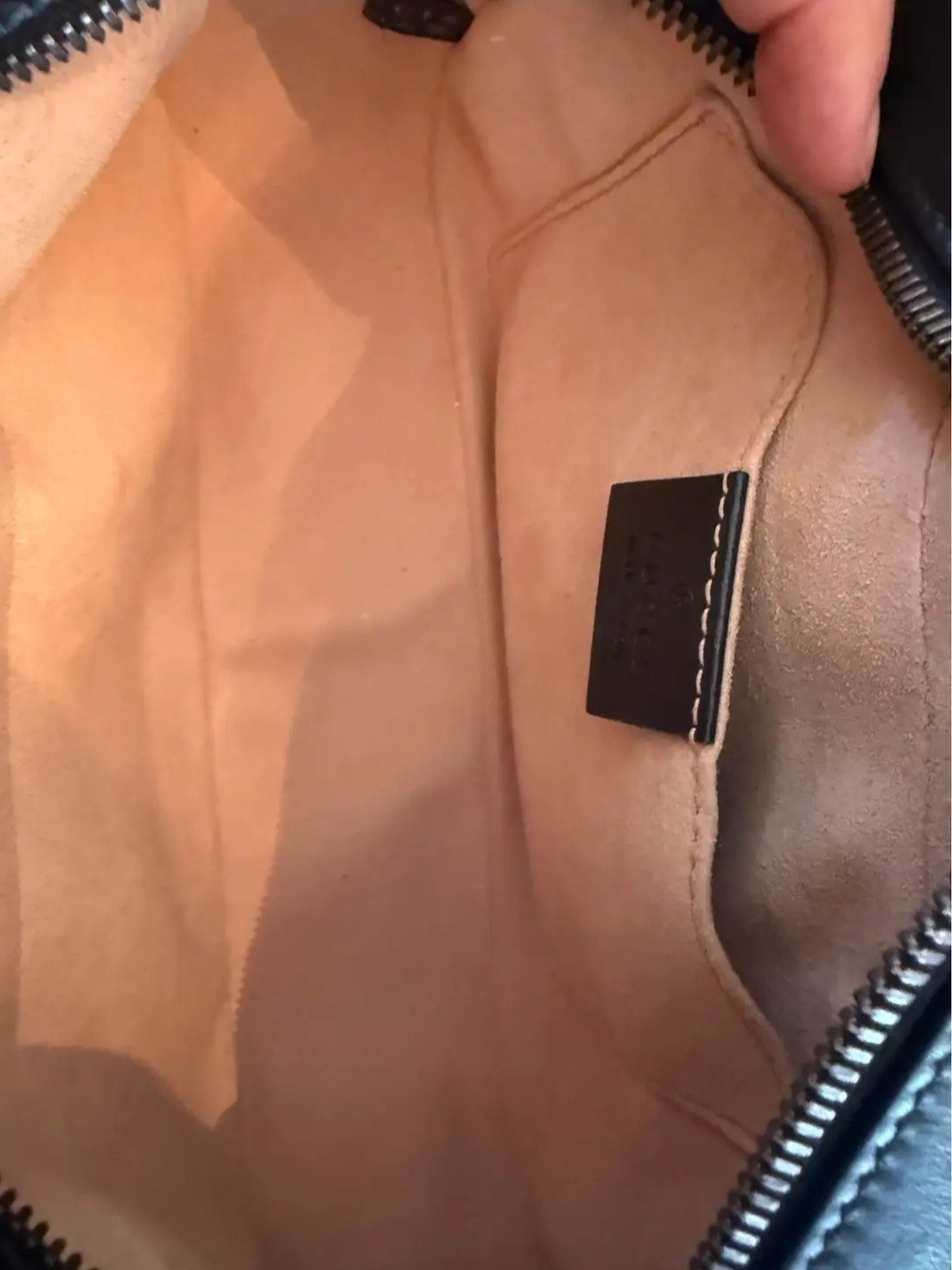 Only Used Once -Black Quilted Crossbody Bag with Gold Chain Strap - Classic - Picture 4 of 7